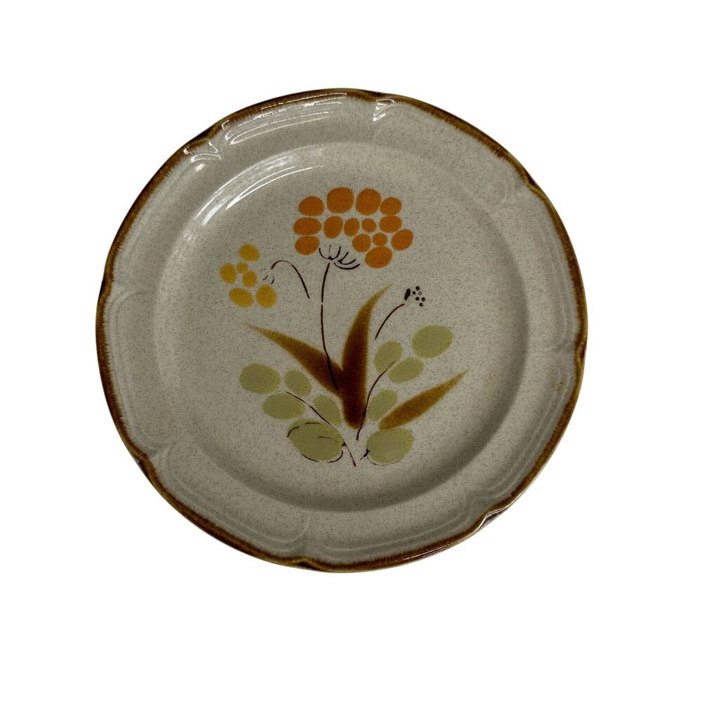 Vintage Salad Plate in Somerset Pattern by Hearthside Handpainted 1970s